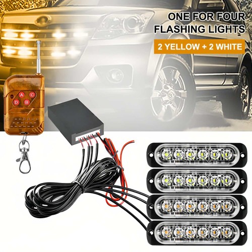 4pcs led strobe lights 12v - 4pcs,