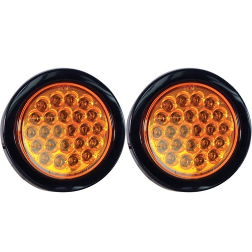 Round led recessed amber - 24,