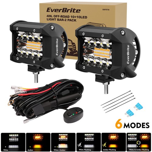 Everbrite 2pcs inch 60w led - 4,